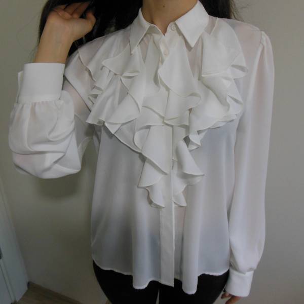 Beyaz Yaka Detay Gömlek